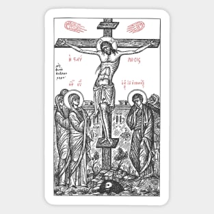 The Death of Christ Orthodox Sticker